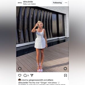 Elegant White Mini Dress